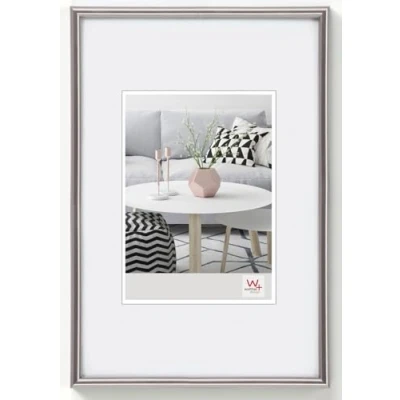 Abbildung von walther design Bilderrahmen weiss 30 x 45 cm Galeria Kunststoffrahmen KW045H