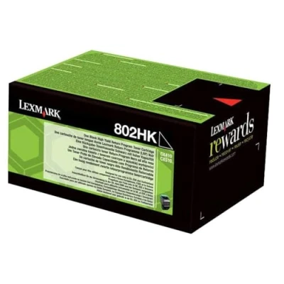 Abbildung von Lexmark 80C2HK0 Original Toner 1er Pack, Schwarz