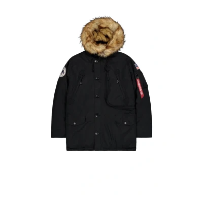 Abbildung von Alpha Industries Polar Parka, Herren, Größe: Small, Black