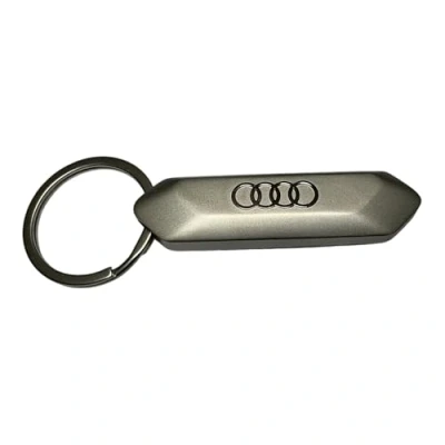 Abbildung von Audi 3182100400 Schlüsselanhänger Ringe Logo Edelstahl Schlüsselband Keyring, silber, Einheitsgröße