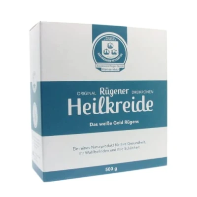 Abbildung von Merasan Original Rügener Dreikronen Heilkreide Pulver 500g Basische Schlämmkreide Kreidepulver für die Pflege Vegan