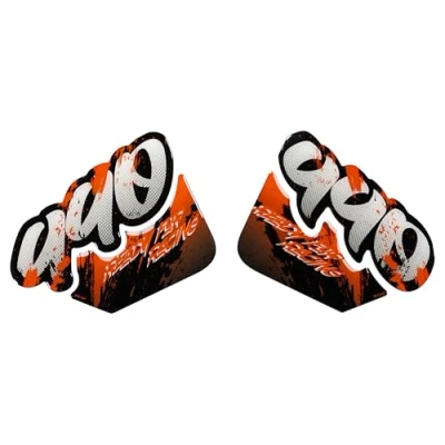 Abbildung von Tankpad Seite Kneepad Urban Splatter Orange kompatibel mit KTM Duke 990 X802009VA