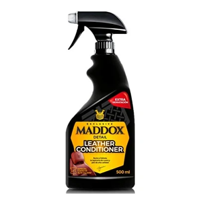 Abbildung von Maddox Detail Leather Conditioner 500ml Feuchtigkeitsspendende Lederbehandlung Auto Leder und Polstersitzreiniger Lederpflege Reparatur Set
