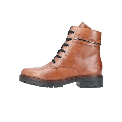 Abbildung von Rieker Schnürstiefelette, Damen, Größe: 38, Braun Schuhe