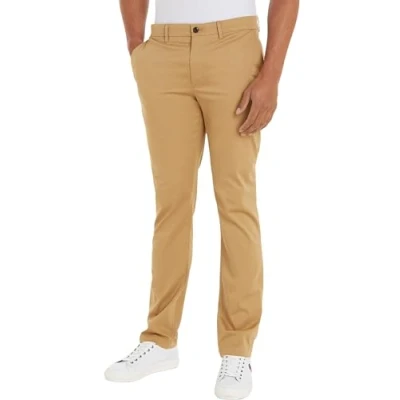Abbildung von Tommy Hilfiger Herren Hose Denton Printed Structure Chino Straight Fit, Grün (Classic Khaki), 30W/36L