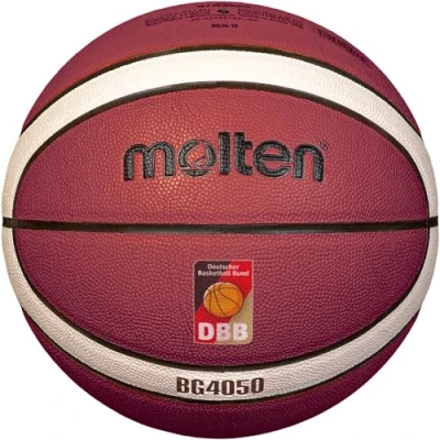 Abbildung von Molten Basketball B7G4050 DBB, TOP Spielball, Premium Synthetik Leder, 12 Felder, Größe 7
