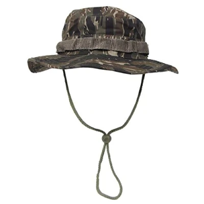 Abbildung von MFH Buschhut US mit Kinnband GI Boonie Rip Stop, L, Tigerstripe