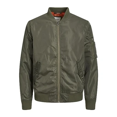Abbildung von Jack &amp; Jones Ocean Bomberjacke, Herren, Größe: Large, Grün