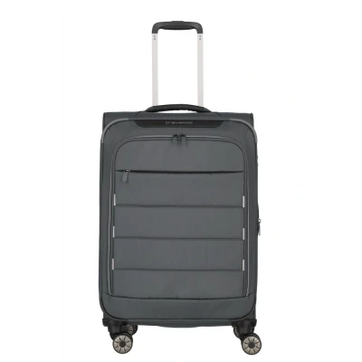 Abbildung von Travelite Skaii 4w Trolley M 67 Gipfelgrau Koffer mit 4 Rollen Weichgepäck