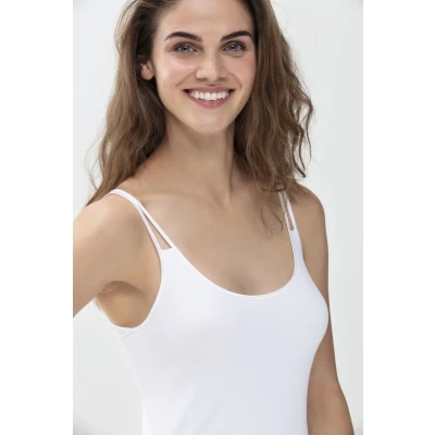 Abbildung von mey Spaghetti TOP Serie Emotion Unterhemd/shirt, Damen, Größe: 38, Weiss
