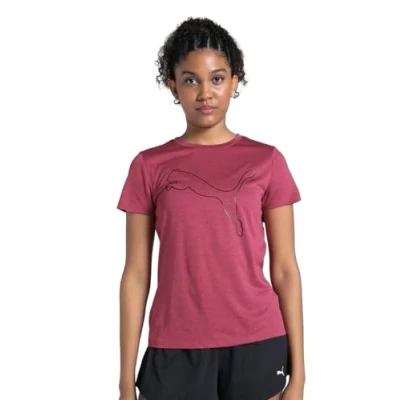Abbildung von Puma Essential LOGO TEE Sport Tshirt, Damen, Größe: Small, Port heather
