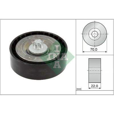 Abbildung von INA 532 0895 10 Umlenkrolle MERCEDES BENZ: E Class T modell, C Saloon, modell