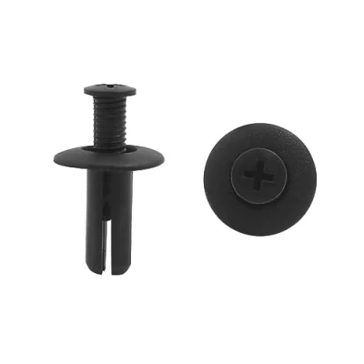Abbildung von sourcing map 20Stk Befestigung Clips Türverkleidung Plastiknieten Befestigungsclips Schwarz für Auto 8mm x 20mm