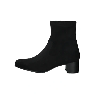 Abbildung von CAPRICE Damen Stiefeletten mit Absatz Reißverschluss Vegan, Schwarz (Black Stretch), 42 EU