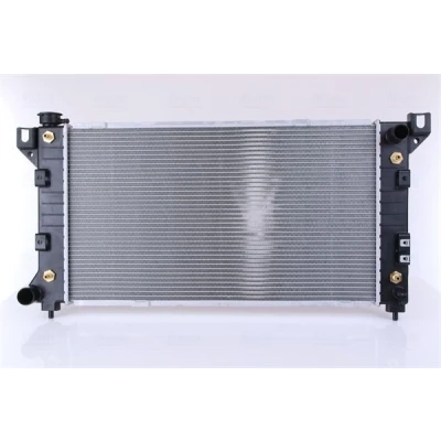 Abbildung von NISSENS 60999A Kühler, Motorkühlung Aluminium 667 378 40 Kühlrippen gelötet CHRYSLER: Voyager 4, / Grand 3