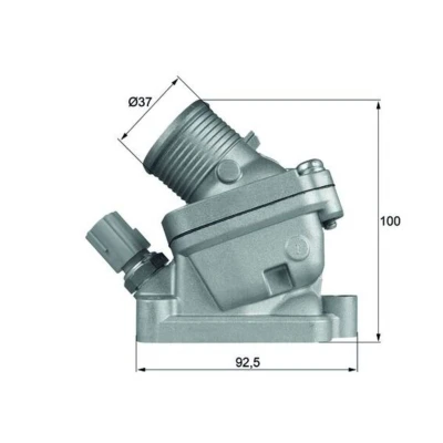 Abbildung von MAHLE ORIGINAL TH 36 90D Kühlwasserthermostat 90 mit Dichtung VOLVO: V70 2, XC70 II Estate, XC60 I