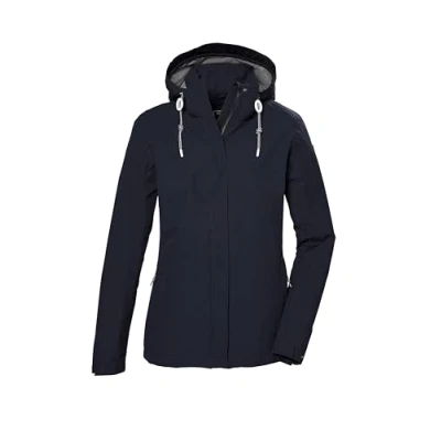 Abbildung von killtec Damen Funktionsjacke wasserdicht/Outdoorjacke mit abzippbarer Kapuze KOS 61 WMN JCKT, nachtblau, 44, 42858 000