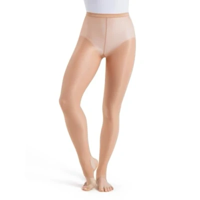 Abbildung von Capezio Damen Ultra Shimmery Strirrup Tight Eng, 86 den, beige, L