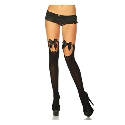 Abbildung von krautwear Damen Strumpfhose Ouvert In Sexy Strumpf Optik mit Naht Beige (BL2022 beige)