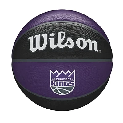 Abbildung von Wilson Basketball NBA TEAM TRIBUTE, SACRAMENTO KINGS, Outdoor, Gummi, Größe: 7
