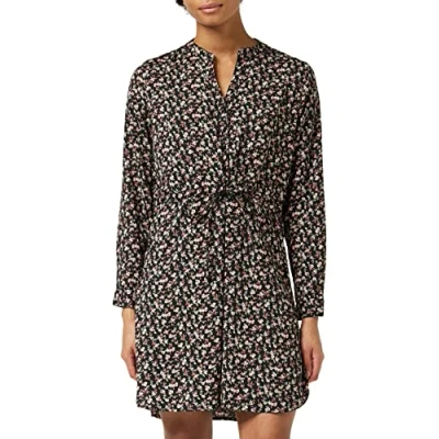 Abbildung von ONLY Damen ONLCORY L/S V Neck Tunic WVN NOOS 15200543, Black/NERA Flower, XS