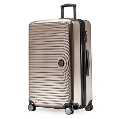 Abbildung von HAUPTSTADTKOFFER Mitte Großer Hartschalenkoffer, TSA, 4 Rollen, Check In Gepäck mit 8 cm Volumenerweiterung, 77cm, 130 Liter, Champagner