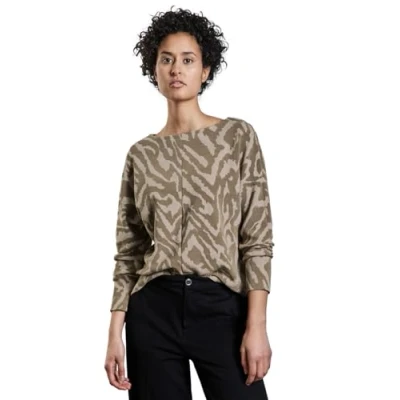 Abbildung von STREET ONE Damen A322597 Two Tone Jaquard Shirt, Honey Sand, 36