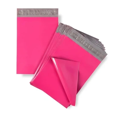 Abbildung von Pakico 20 XL Verpackungstaschen 50 x 60 cm Rosa Versandtaschen Opake gemischte Größe Posttaschen Pakettaschen Grosse Kuriertasche