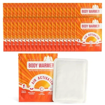 Abbildung von BRAMBLE 40 Wärmepflaster Rücken, Nacken, Hals, Schultern Wärmepads, Rückenwärmer Schmerzpflaster Periode (8 Std Wärme)