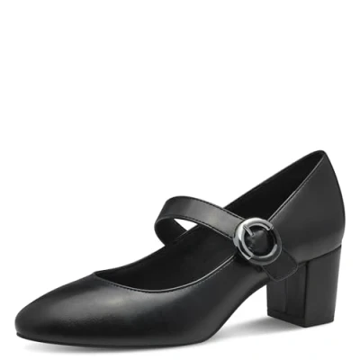 Abbildung von MARCO TOZZI Damen Pumps Spitz mit Schließe, Schwarz (Black), 38 EU