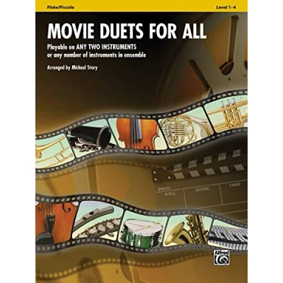 Abbildung von Movie Duets for All Flute / Piccolo: Playable on Any Two Instruments or Number of in Ensemble (Instrumental Ensembles All)