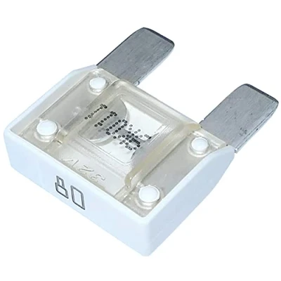 Abbildung von AERZETIX C10061 Maxi autosicherungen 29 mm sicherung 80A 6V 12V 24V 32V farbe weiß für auto und LKW