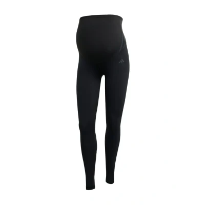 Abbildung von adidas Performance Optime Essentials Maternity Tights, Damen, Größe: Large, Black/carbon