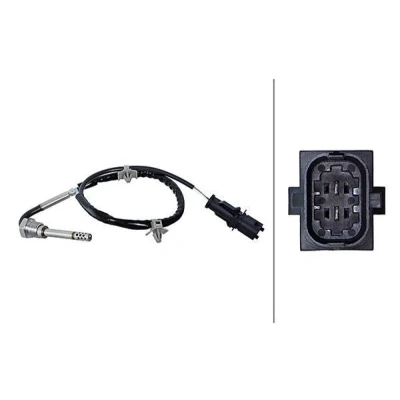 Abbildung von HELLA 6PT 010 376 351 Sensor, Abgastemperatur mit Befestigungsclips am Kabel OPEL: Astra J Sports Tourer, Zafira C Tourer