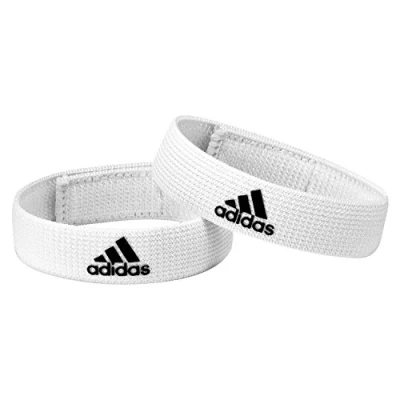 Abbildung von adidas Erwachsene Sock Holder Schienbeinschoner, White/Black, One Size