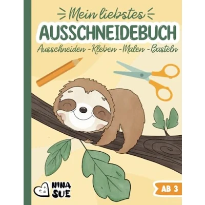 Abbildung von Mein liebstes Ausschneidebuch: Ausschneiden lernen, Kleben, Malen und Basteln ab 3 Jahren Kreatives Geschenk für Jungen Mädchen mit Scherenführerschein
