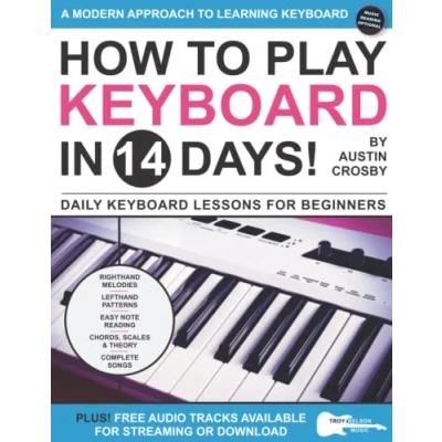 Abbildung von How to Play Keyboard in 14 Days: Daily Lessons for Beginners (Play Music Days)