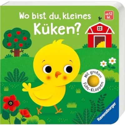Abbildung von Wo bist du, kleines Küken?: Mit großen Fühl Klappen