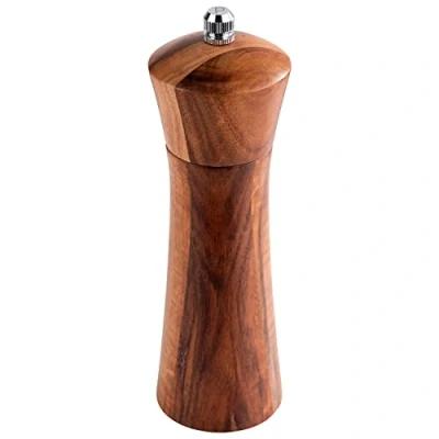 Abbildung von APS 40417 Pfeffermühle aus Akazienholz, Mahlwerk Carbonstahl, Ø 5 cm, Höhe 17 cm