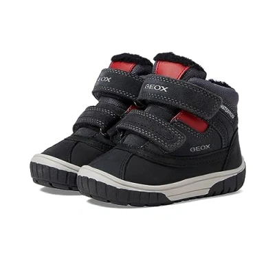 Abbildung von Geox Baby Jungen B OMAR Boy WPF Ankle Boot, DK Grey/RED, 22 EU