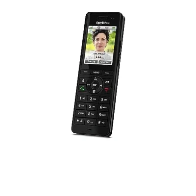 Abbildung von AVM FRITZ!Fon X6 Black DECT Komforttelefon (hochwertiges Farbdisplay, HD Telefonie, Full Duplex Freisprechen, Steuerung FRITZ!Box Funktionen), schwarz, deutschsprachige Version
