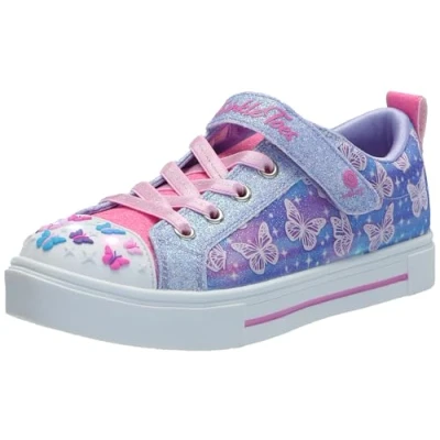 Abbildung von Skechers Light UP Twinkle Sparks Sneaker low für Kinder, Größe: 26, Lavender/multi Schuhe