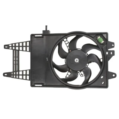 Abbildung von NRF 47522 Lüfter 315 12 200 mit Kühlerlüfterrahmen (Zarge) LANCIA: Ypsilon II