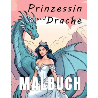 Abbildung von Malbuch Prinzessin und Drache Ausmalbuch für Kinder ab 3 Jahre (Ausmalbücher kleine Entdecker)