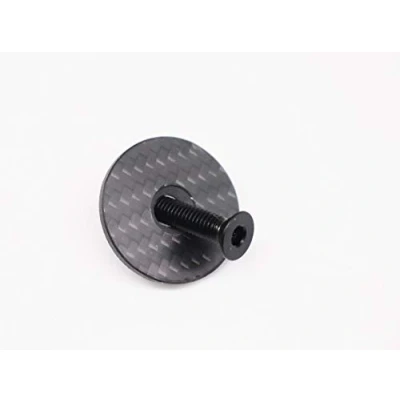 Abbildung von A Head Carbon Vorbau Steuersatz Kappe 1 1/8 Zoll mit Titanschraube Glossy (Matt)
