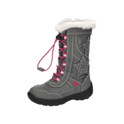Abbildung von Lico Mädchen CATHRIN Schneestiefel, Grau/ Pink, 39 EU