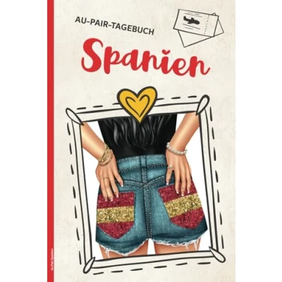 Abbildung von Au Pair Spanien: Tagebuch für Auslandsjahr in Spanien praktisches Handbuch zum Ausfüllen ein schönes Geschenk Abschied das Auslandssemester