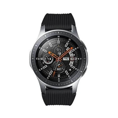 Abbildung von INF Armband Kompatibel mit Samsung Galaxy Watch 46mm, 3 45mm, Gear S3 Frontier/Classic, 22mm Weiche Silikon Ersatz Uhrenarmbänder für Huawei GT 2 Schwarz