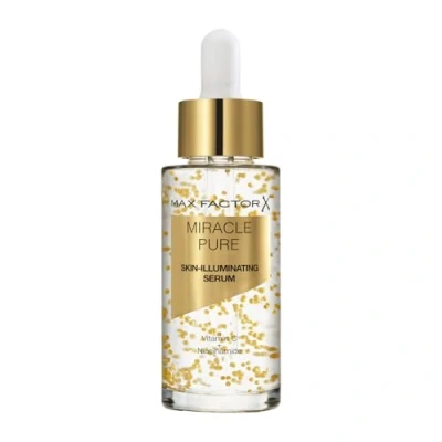 Abbildung von Max Factor Miracle Pure Illuminating Serum, Pflegeboost für die Haut mit Vitamin C, Niacinamide und Klinisch getestet, goldene Pigmente ein gesundes Strahlen, 30 ml
