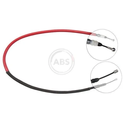 Abbildung von A.B.S. K13646 Handbremsseil 1255 Scheibenbremse für Links /Rechtslenker CITROËN: C8, FIAT: Ulysse II, LANCIA: Phedra